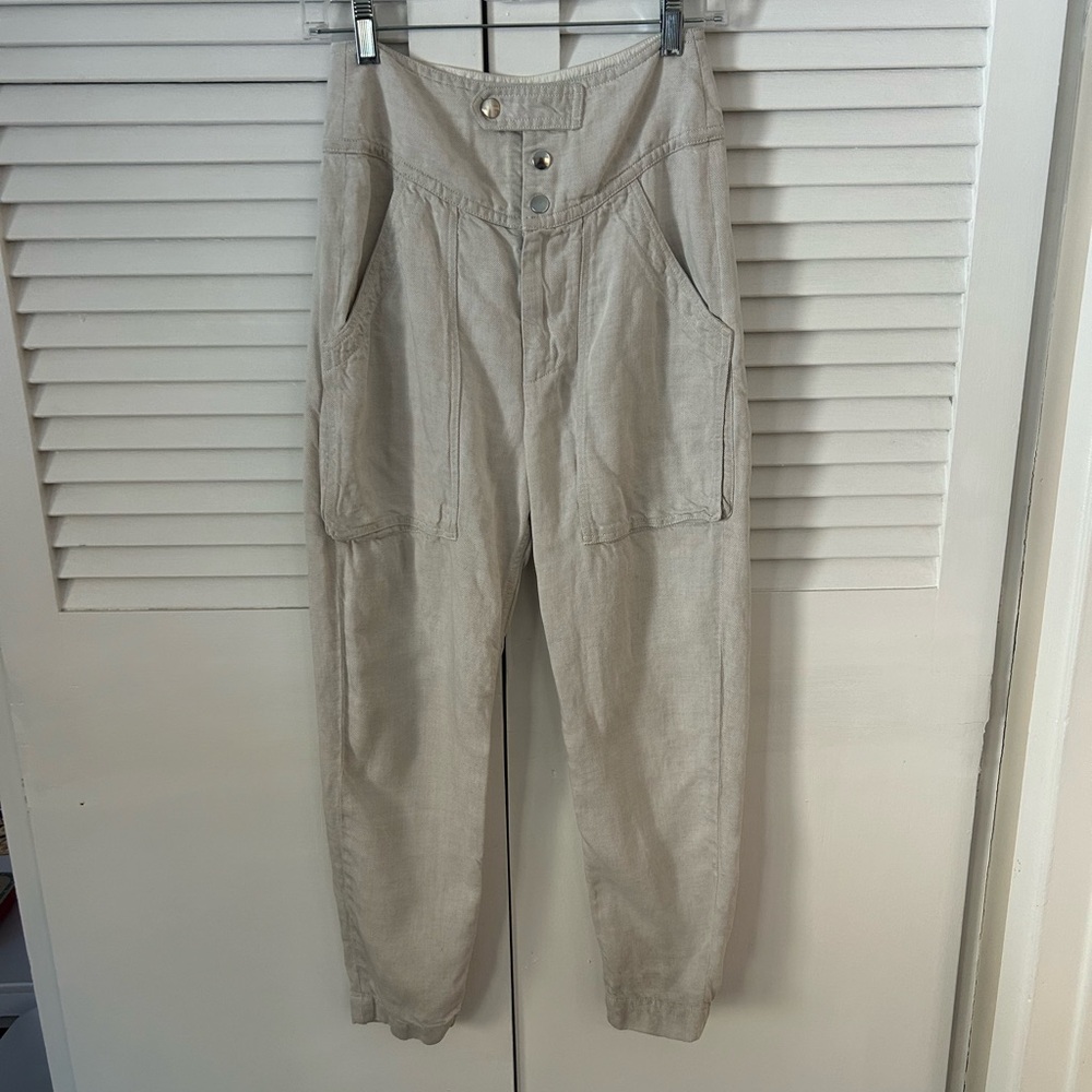 Isabel Marant slouchy twill trousers size 34